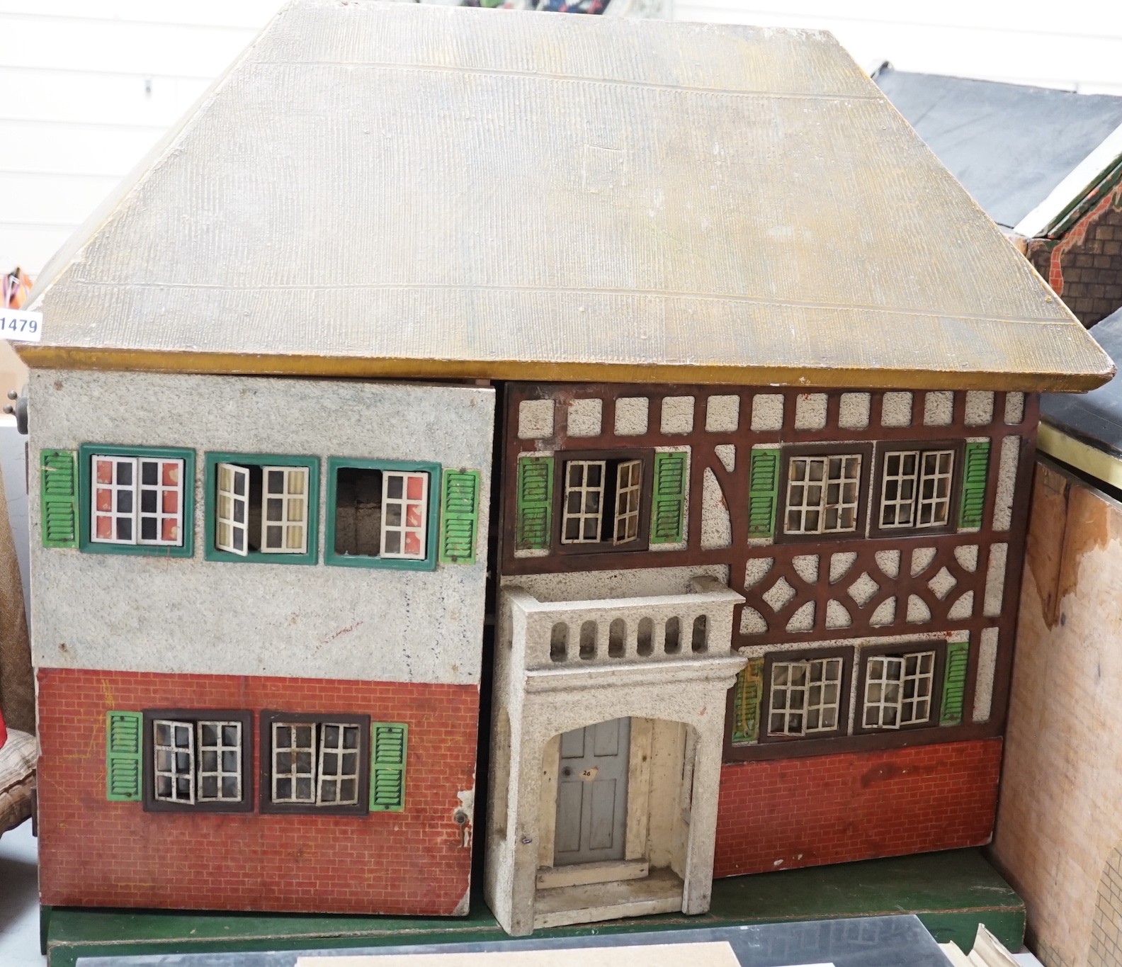 A Tri-ang dolls’ house, mid 20th century, 84cm high